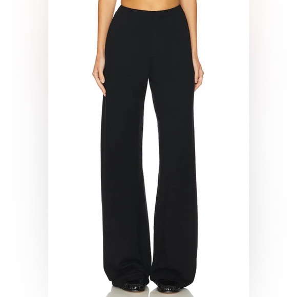 Revolve House of Harlow black ribbed large Elvira pants preppy indie core - Picture 1 of 4